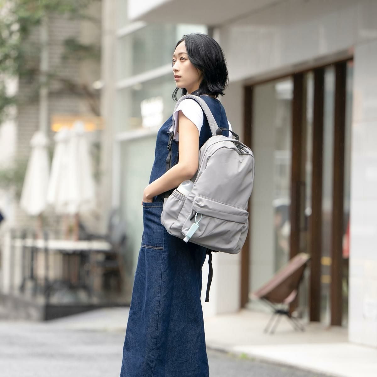 本真珠　パール　グレー ハンドバッグ 木箱付き sakishimatokyo ハンドバッグ パールデザインハンドルオーロラBAG