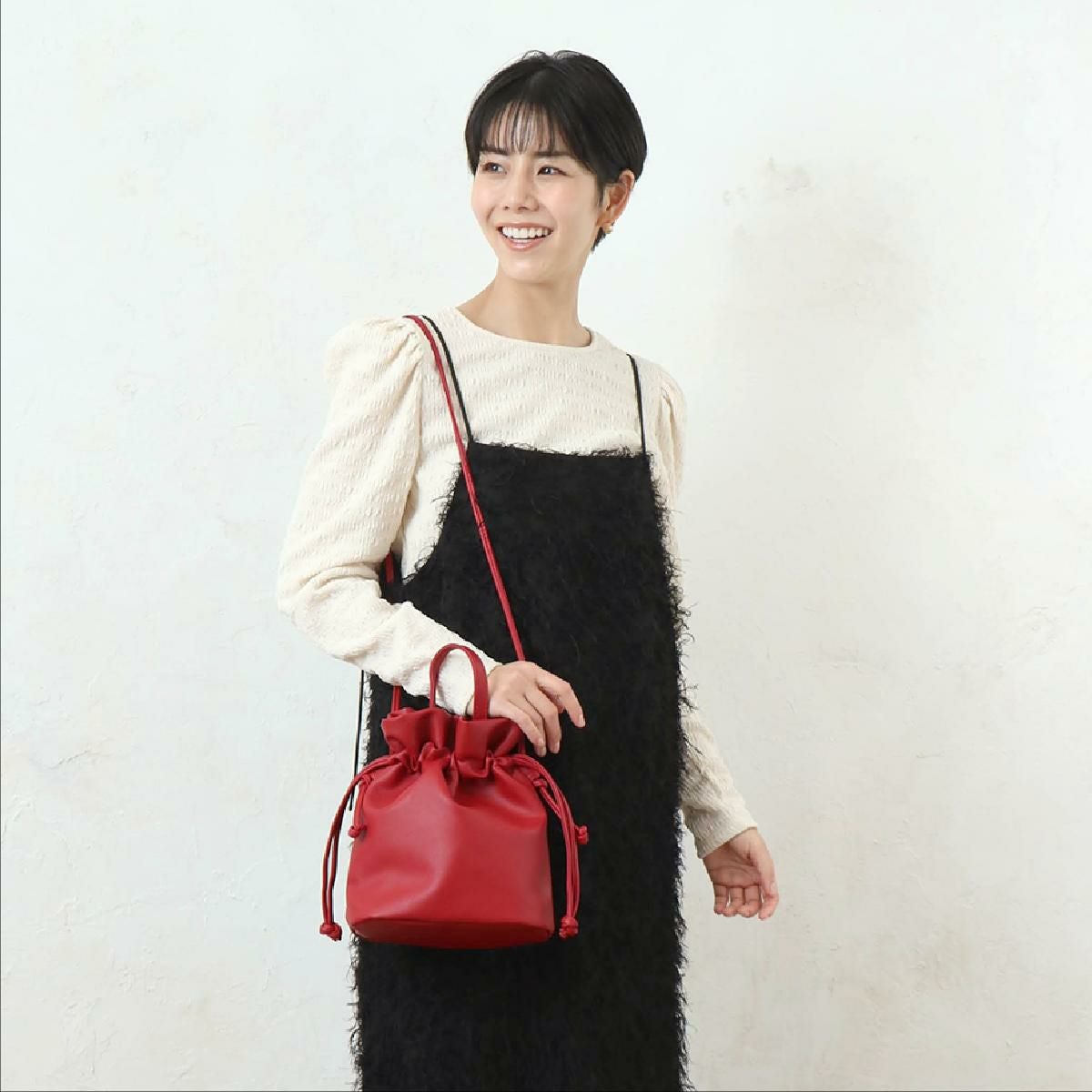 ぽってりコロン 巾着 ジョリーフルール 巾着2WAYショルダー aristellaの商品ページ|ポルカポルカ