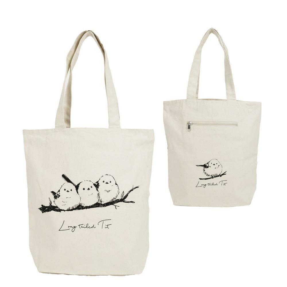 ドローイングシマエナガ/アイボリー