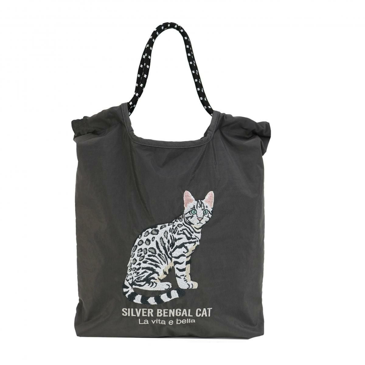 極美品 ラドロー アニマル コードバッグ トートバッグ ネイビー キャット 野球 アニマル刺繍コードトート SOBIAの商品ページ|ポルカポルカ