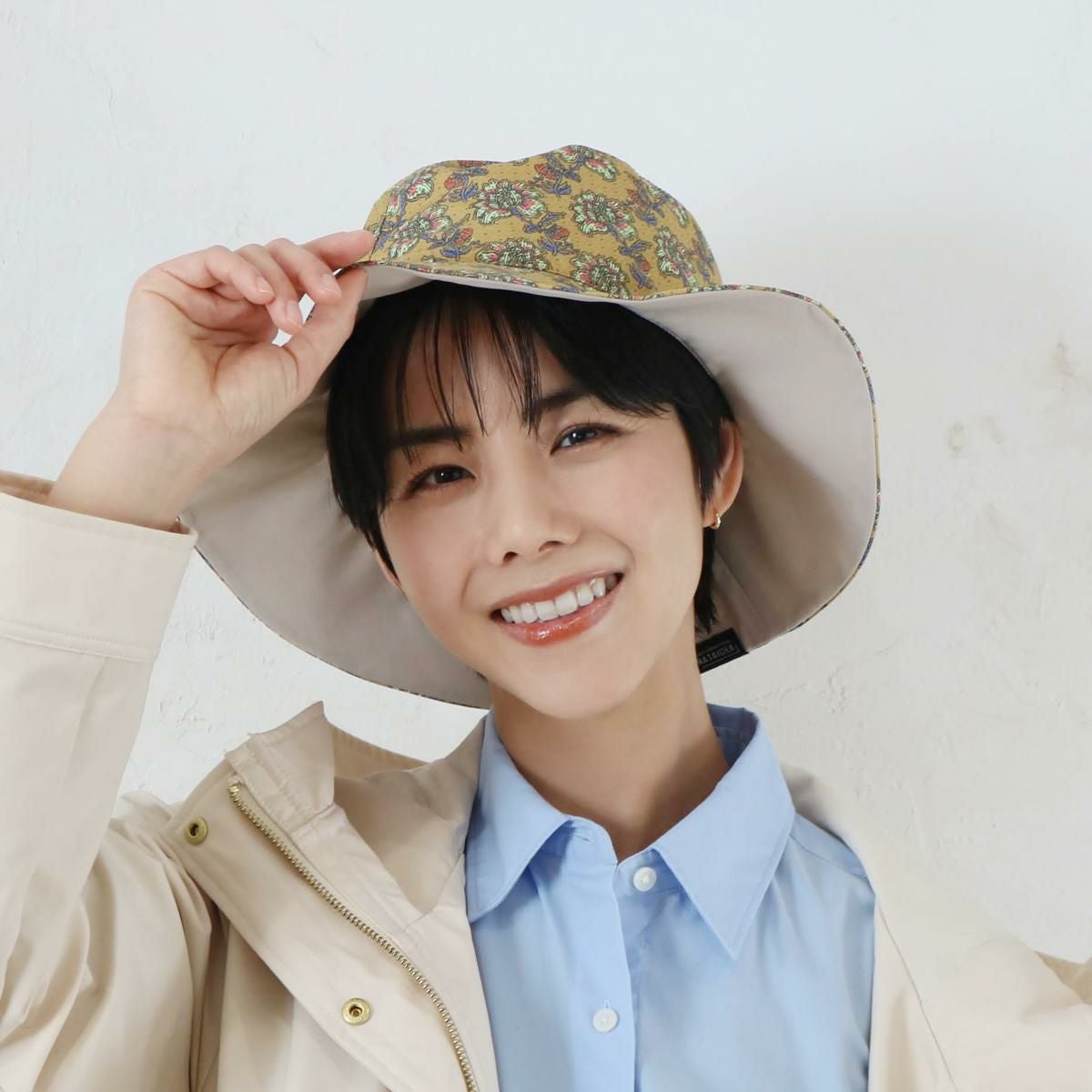 ラタイデアリバーシブルハットの商品ページ|ポルカポルカ