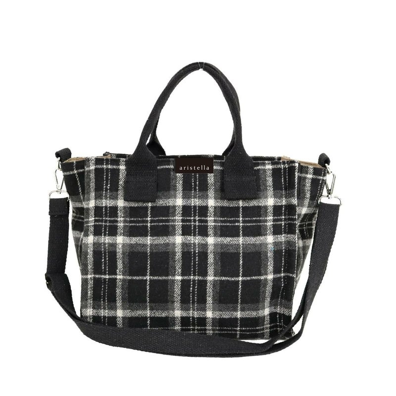 チェック/ブラック