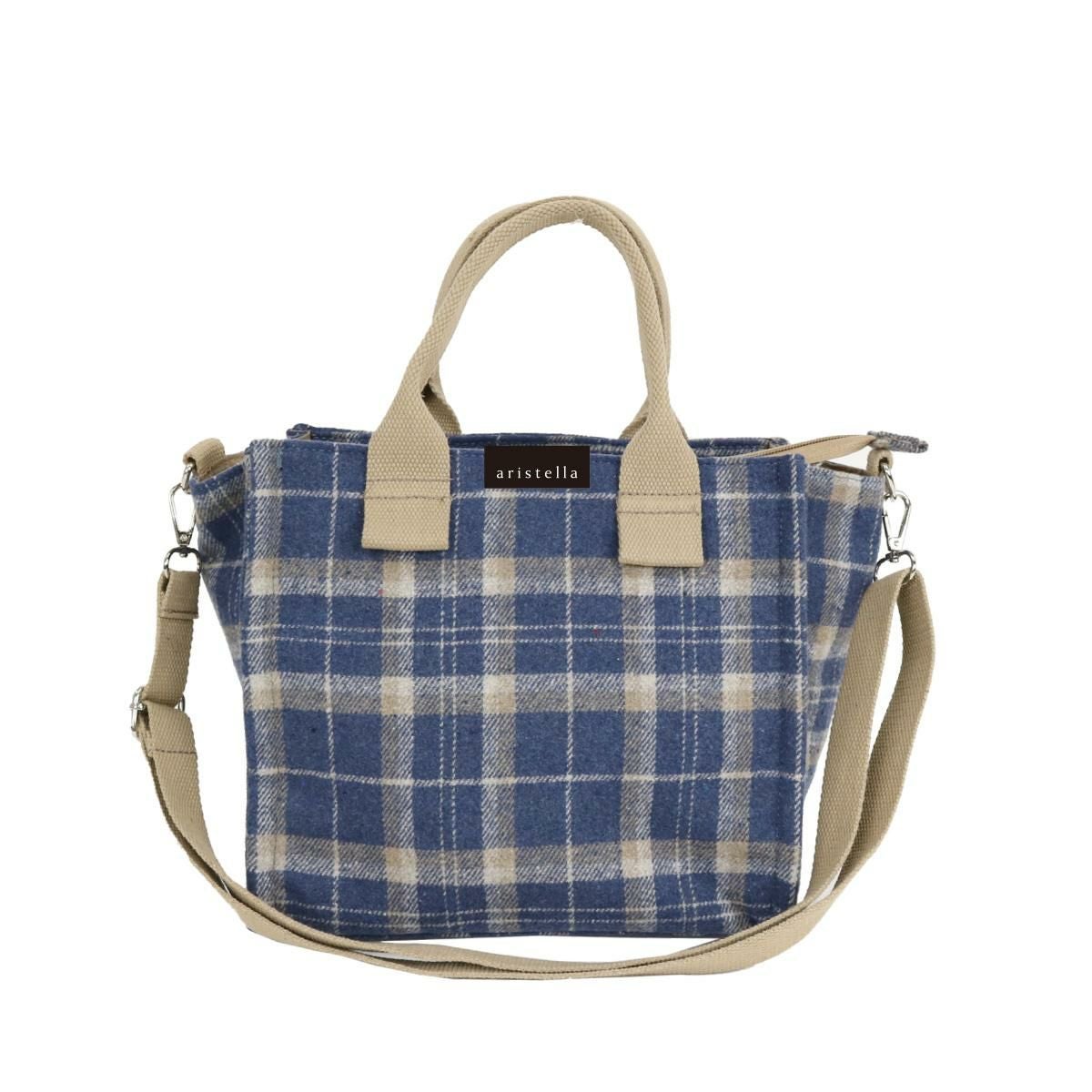 チェック/ブルー