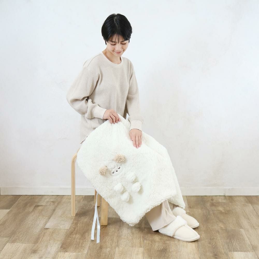 モコモコくるくるアニマルひざ掛けの商品ページ|ポルカポルカ