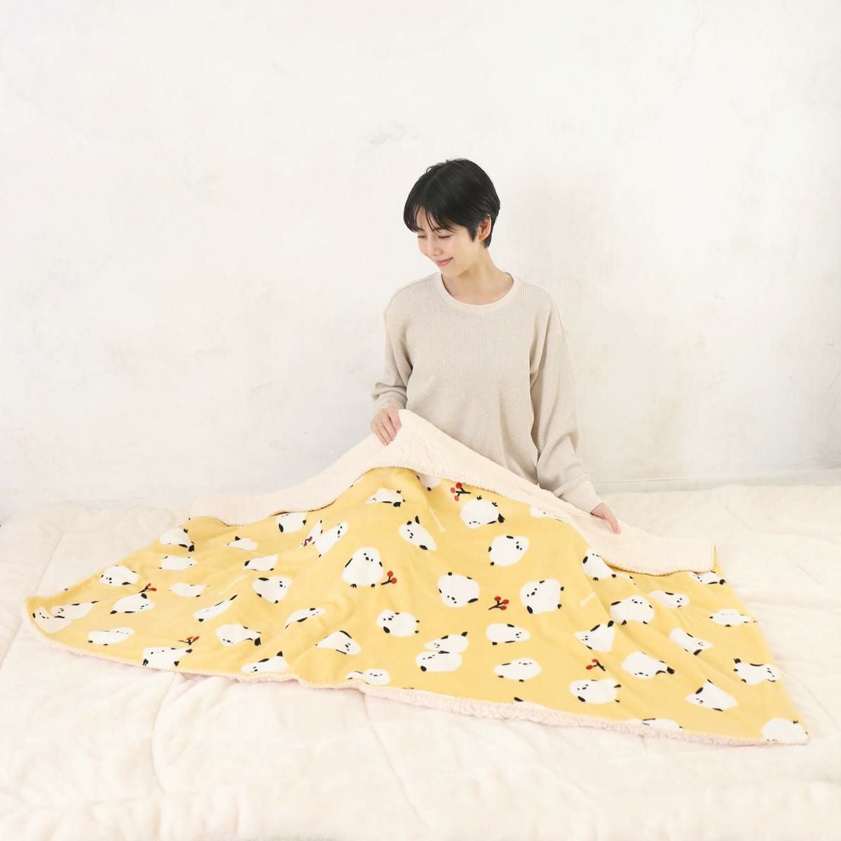 スワンネルマルチブランケットの商品ページ|ポルカポルカ