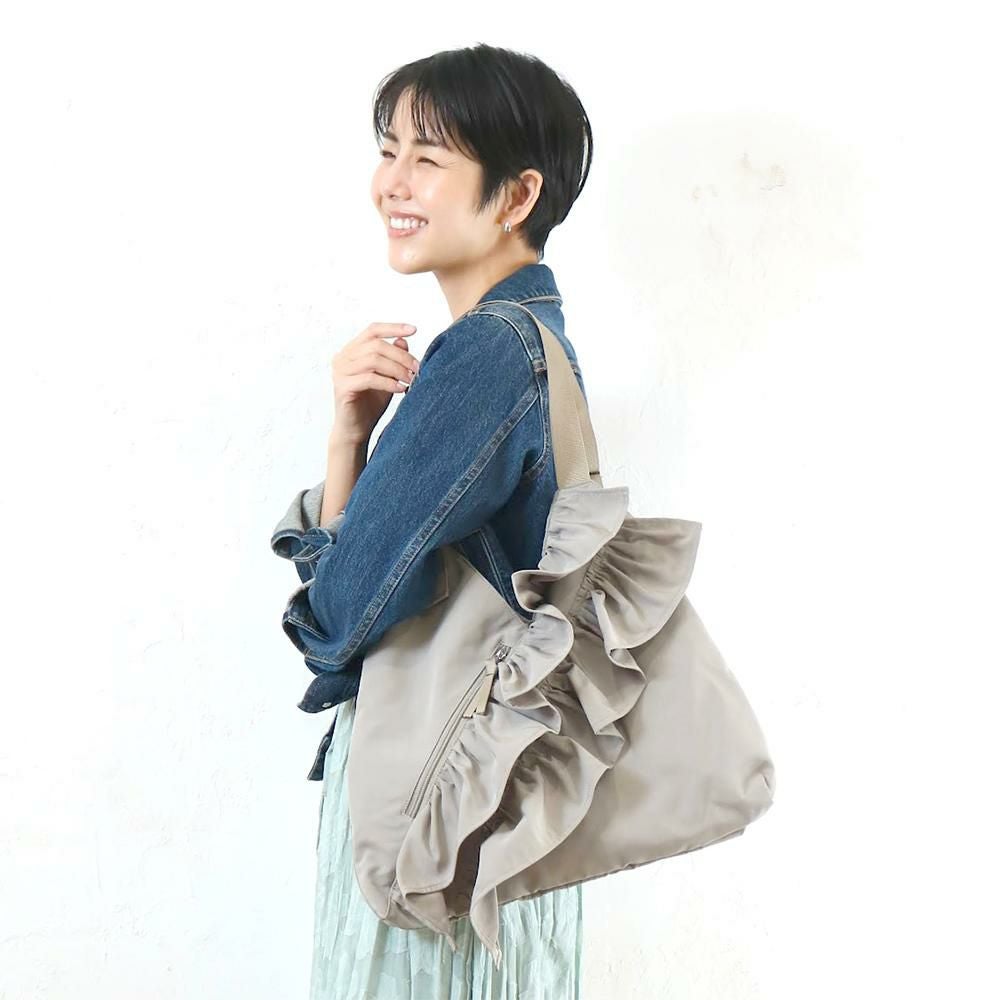 e.e.p.フリルVカットトート aristellaの商品ページ|ポルカポルカ