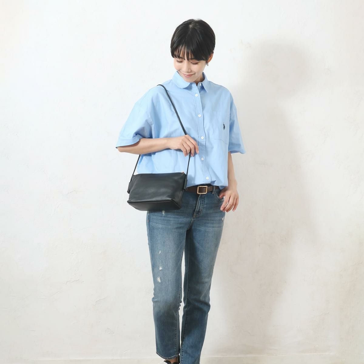 ホルターカットプルオーバー レザー舟形ショルダー aristellaの商品ページ|ポルカポルカ