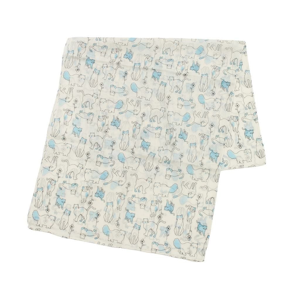 キャットフラワー/ブルー