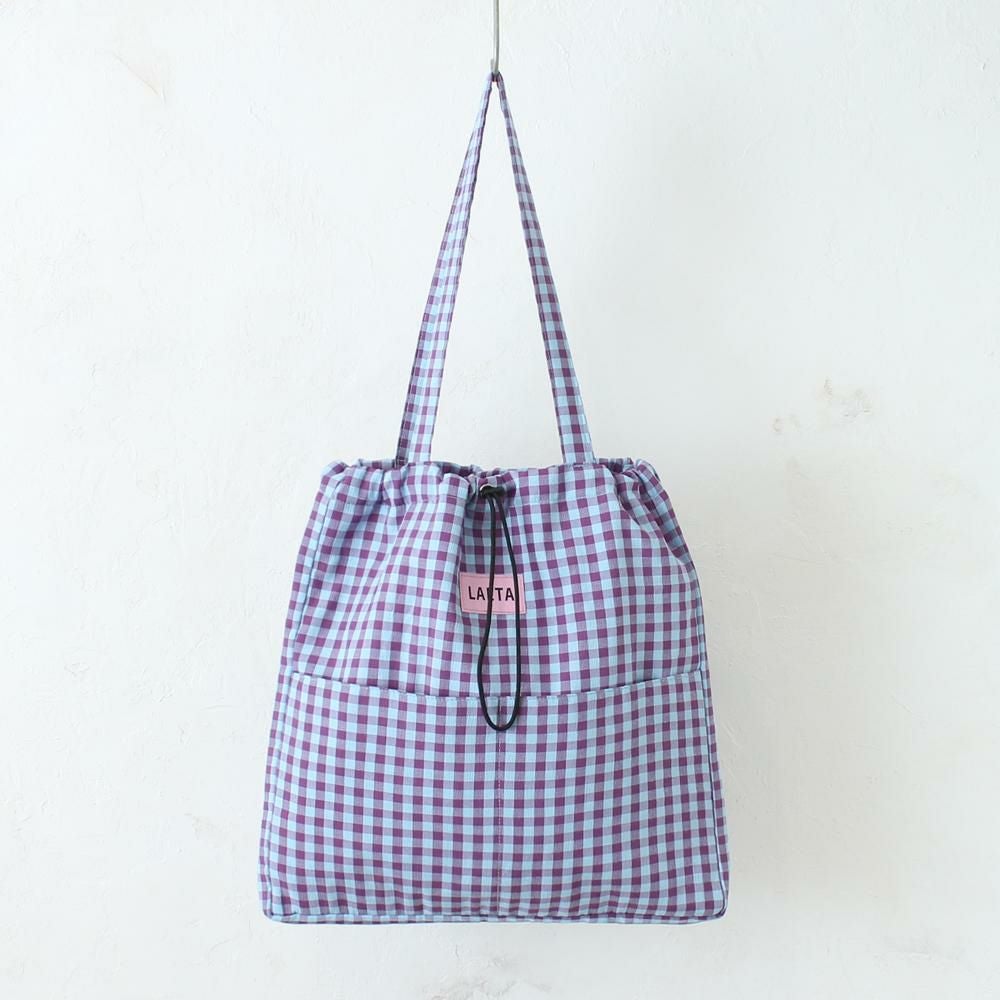 チェック/ブルー