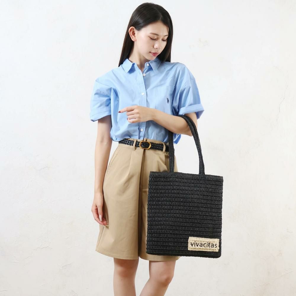 雑材パッチワークロゴトート aristellaの商品ページ|ポルカポルカ