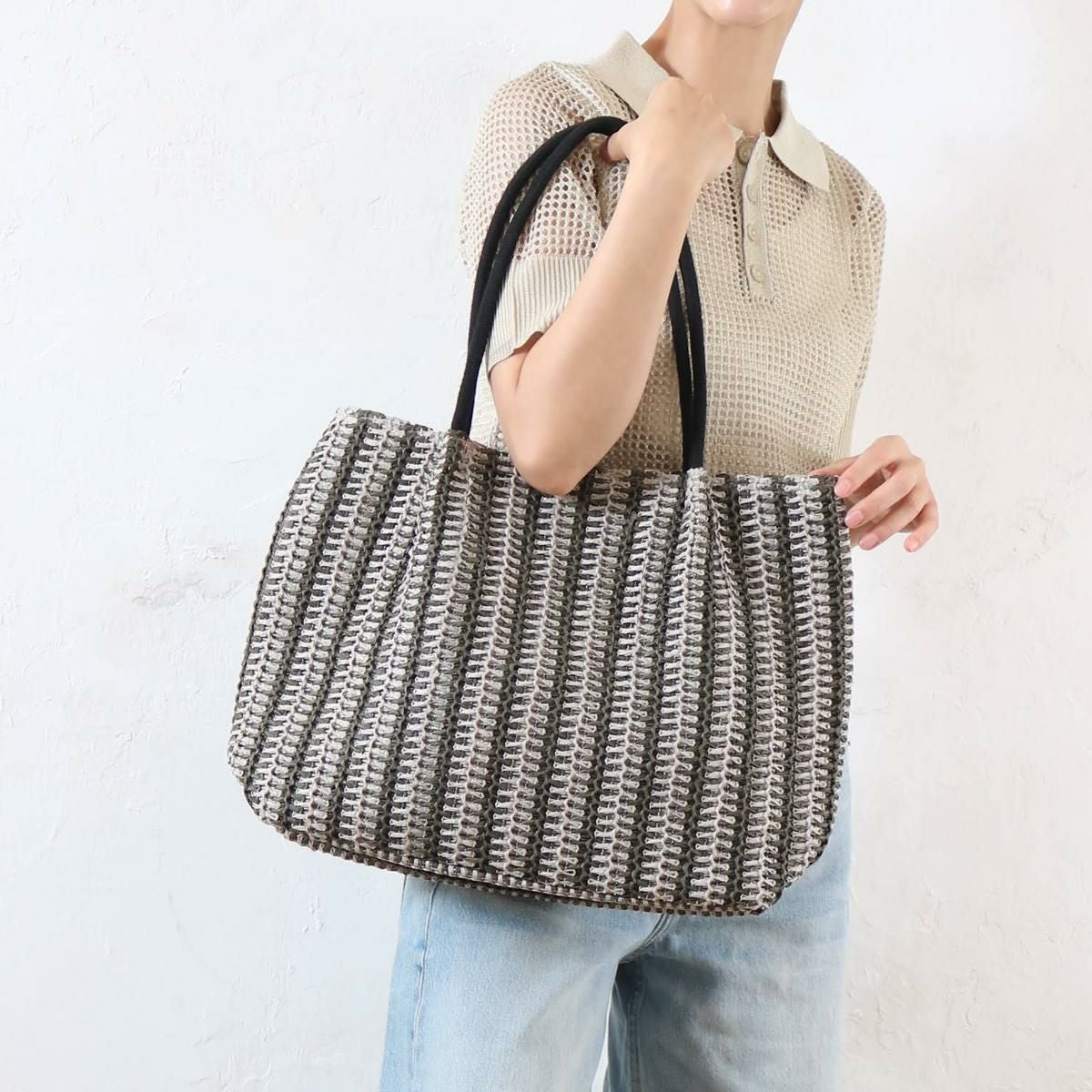 雑材コードハンドルA4タックトート aristellaの商品ページ|ポルカポルカ