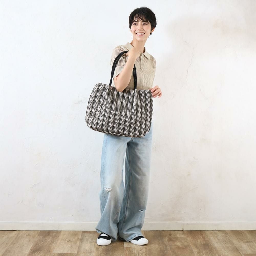 雑材コードハンドルA4タックトート aristellaの商品ページ|ポルカポルカ