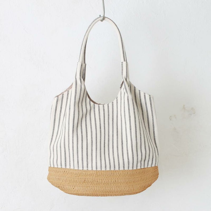 ストライプ/ブラック