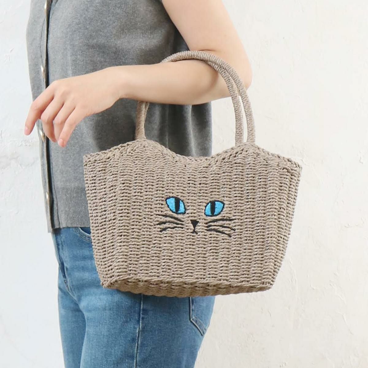 雑材cat刺繍トート aristellaの商品ページ|ポルカポルカ