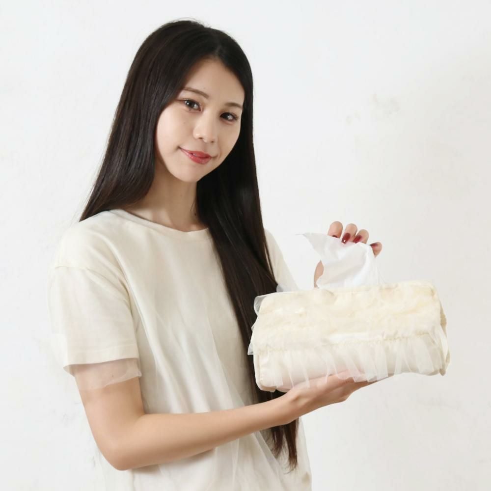 ミルフィーユフリルティッシュカバーの商品ページ|ポルカポルカ