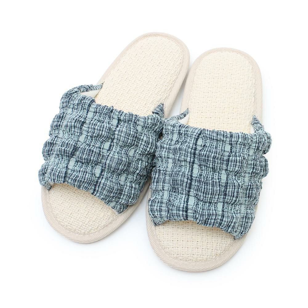 チェック/ブルー