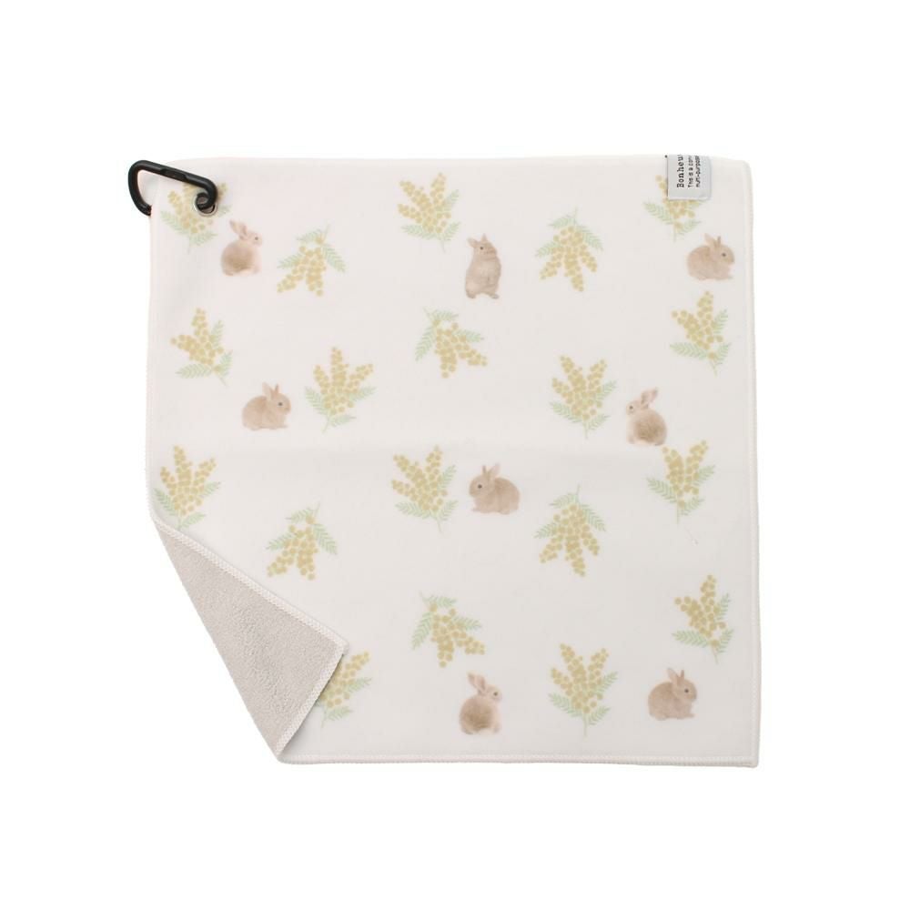 ウサギ×ミモザ