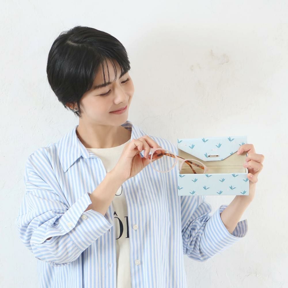 アニマルフルールコンパクトメガネケースの商品ページ|ポルカポルカ