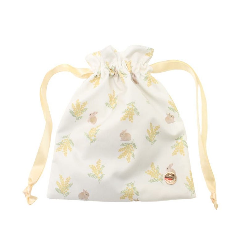 ウサギ×ミモザ