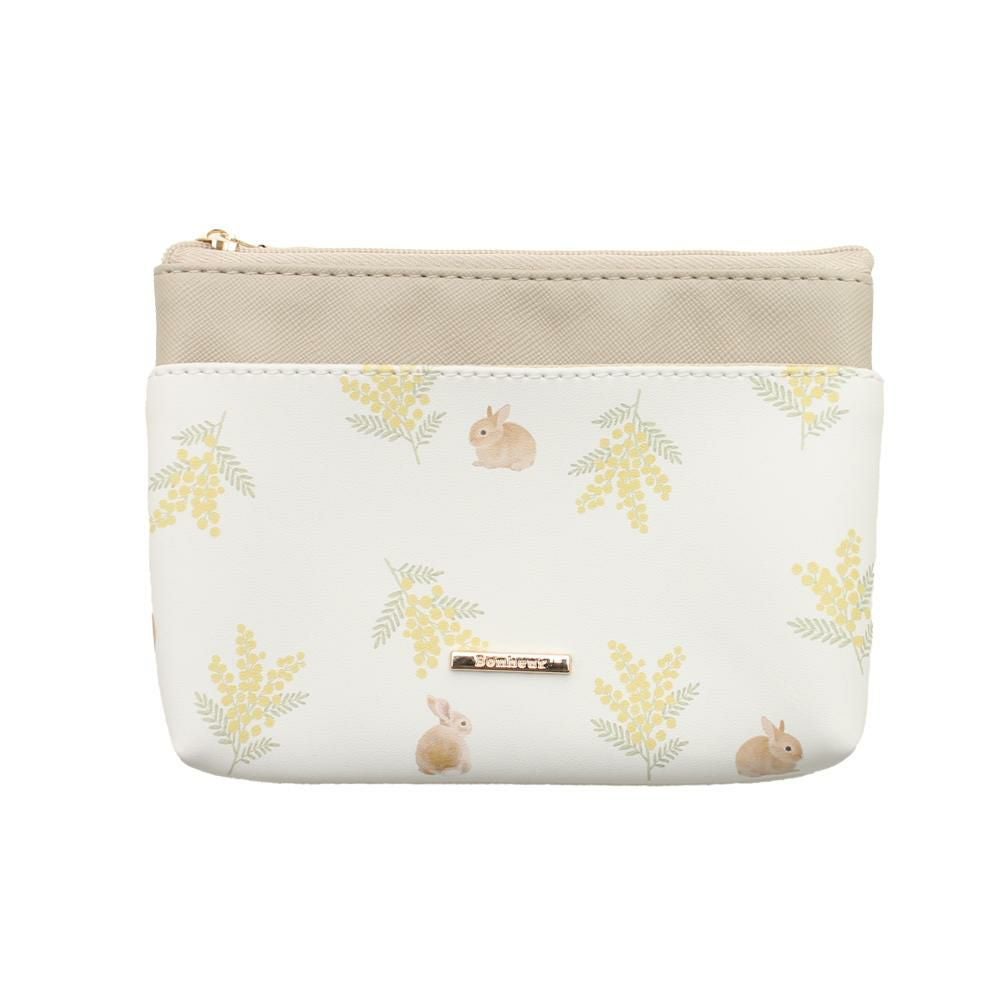 ウサギ×ミモザ