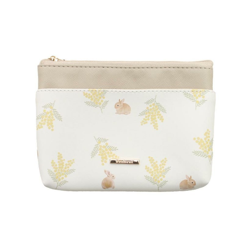 ウサギ×ミモザ