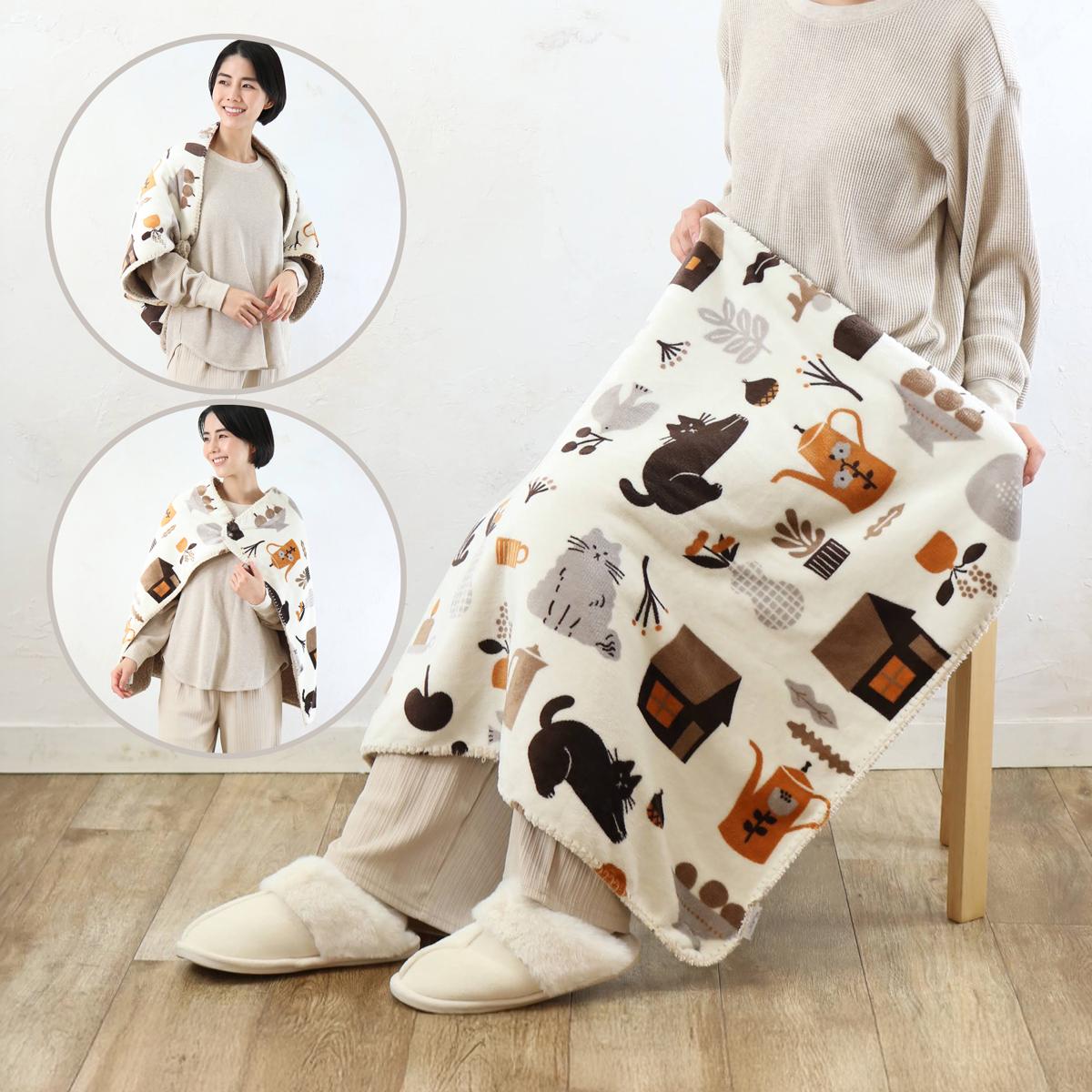 スワンネル3wayひざ掛けの商品ページ|ポルカポルカ