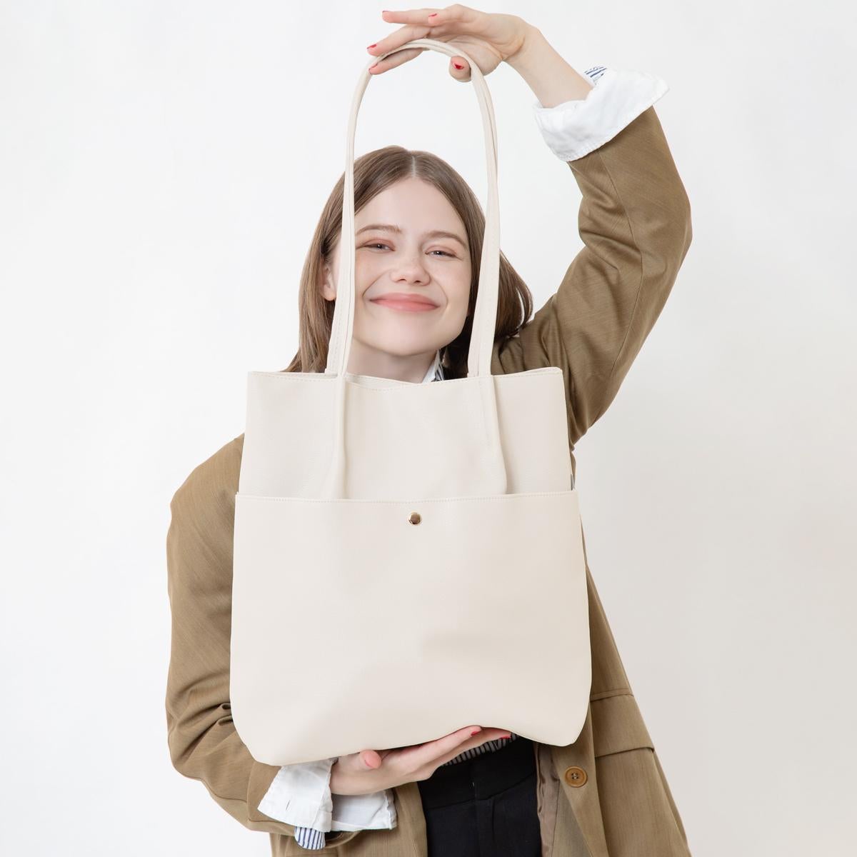 合皮シンプルタックトート aristellaの商品ページ|ポルカポルカ