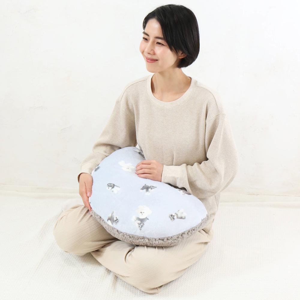 モチーフプリントカーブクッションの商品ページ|ポルカポルカ